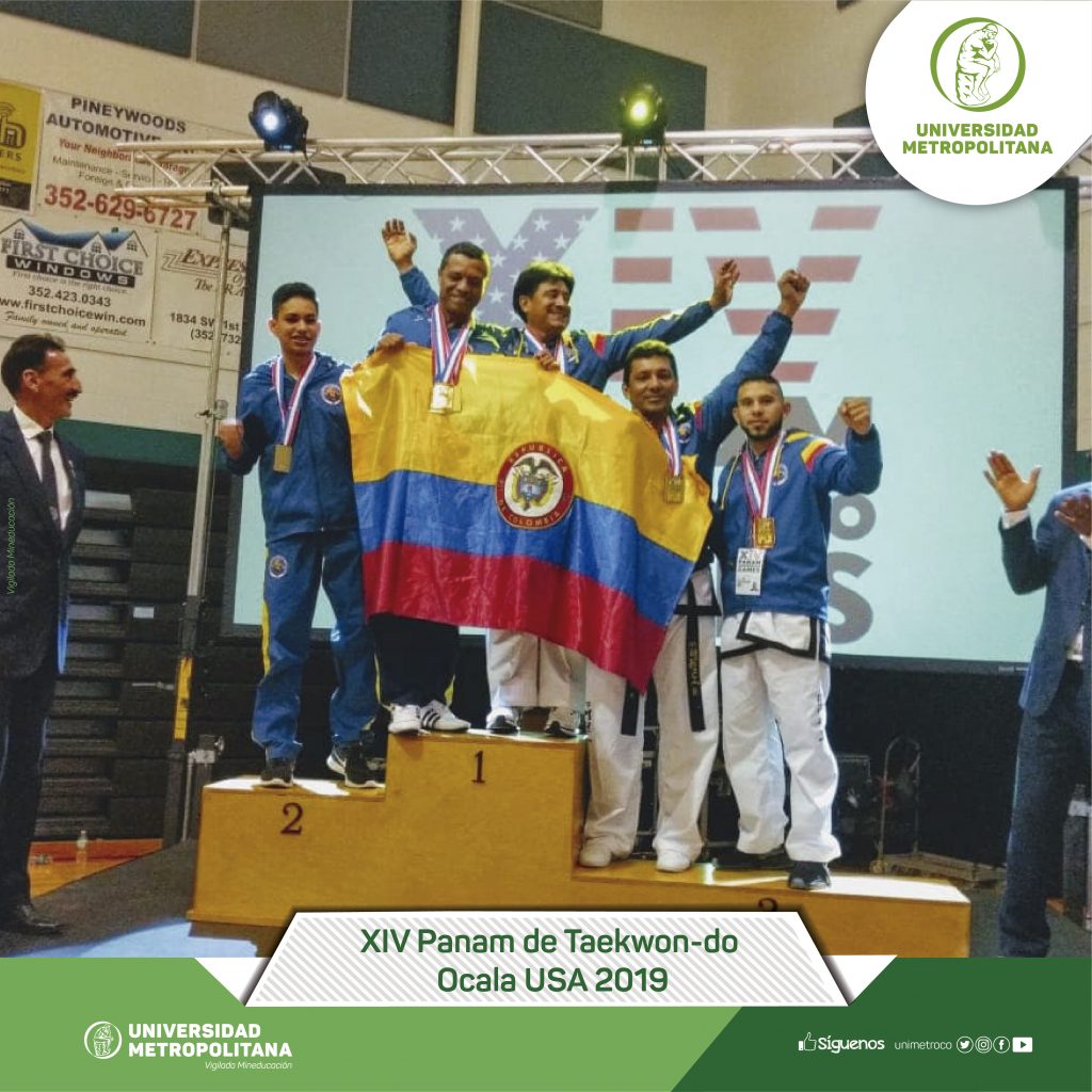 Delegación de Taekwon-do gana Oro y Bronce para Colombia en Estados Unidos