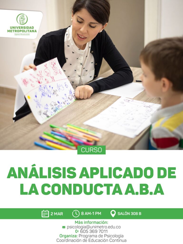 Curso: Análisis aplicado de la conducta A.B.A