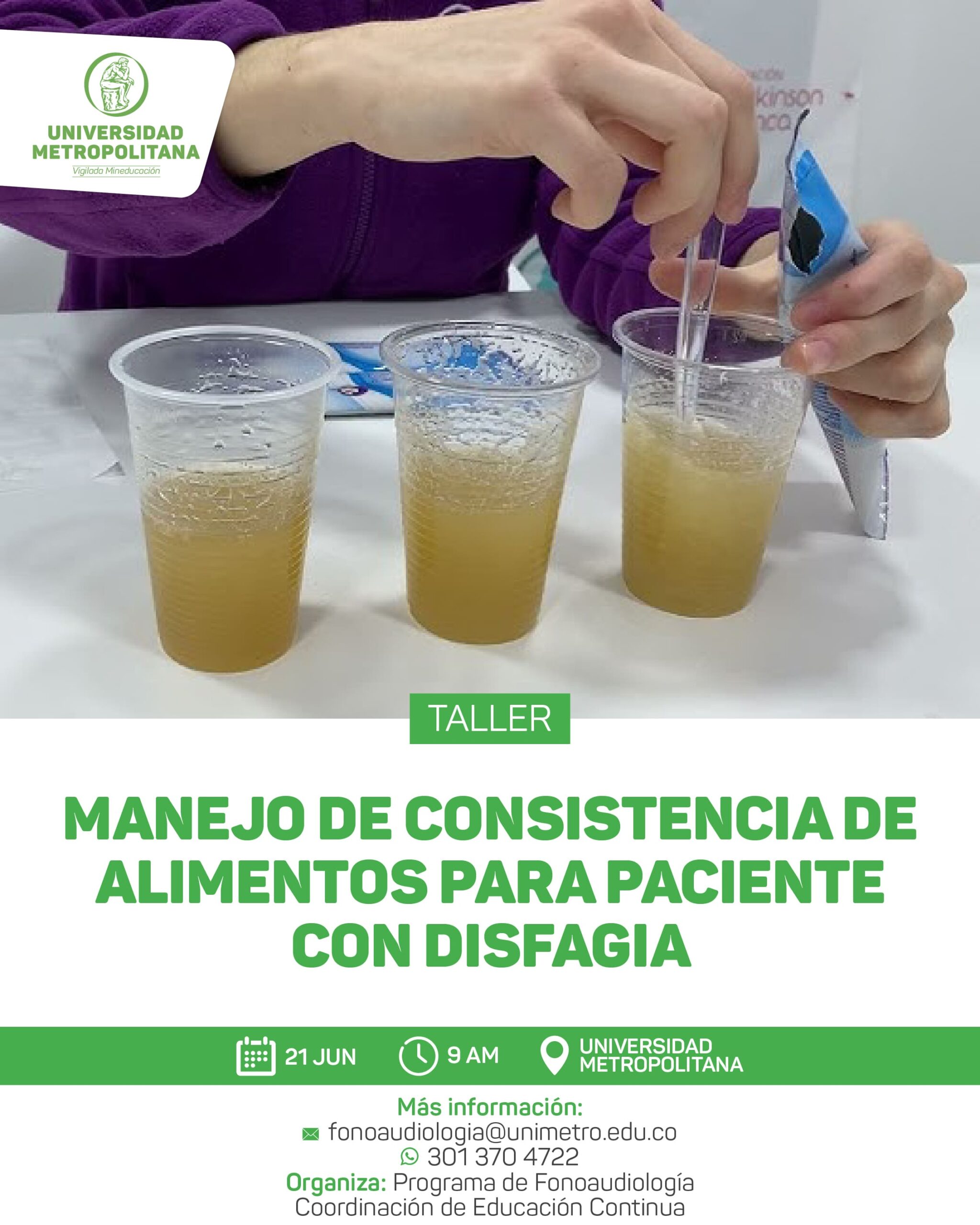 Manejo de consistencia de alimentos para paciente con disfagia_REDES SOCALES