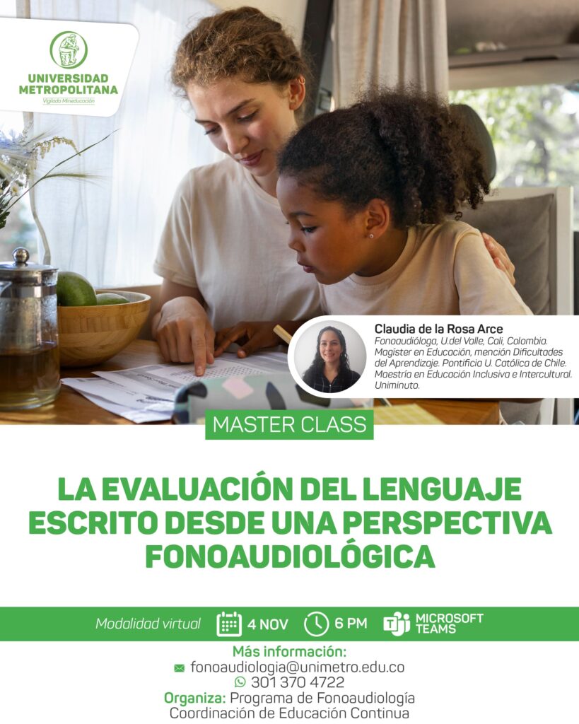 Evaluación del lenguaje escrito desde una perspectiva fonoaudiológica